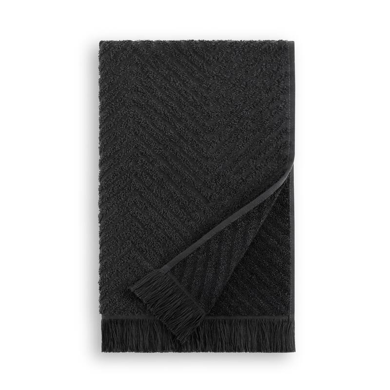 DKNY PURE Herringbone 4-piece Bath and Hand Towel Set