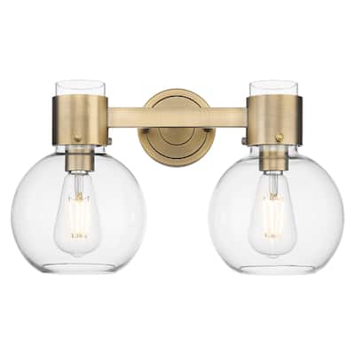 Innovations Lighting 464-2W-G464B-7CL Lawton Sphere 2 Light 16" Wide