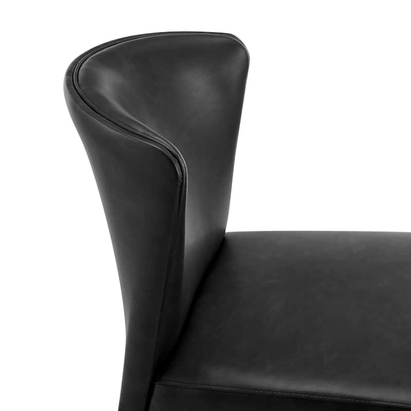 NPD Furniture Albie Faux Leather Dining Side Chair (Set of 2)