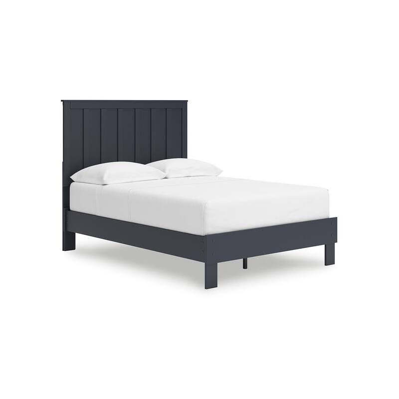 Signature Design by Ashley Simmenfort Dark Blue Platform Bed