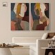 preview thumbnail 13 of 59, Contemplation Dialogue Abstract Art Set Canvas Print by Art Remedy