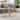 Coffee Table Set of 2, Modern Nesting Tables with Glass Top