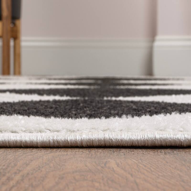 JONATHAN Y Porter Classic Geometric Diamond Pattern Rug