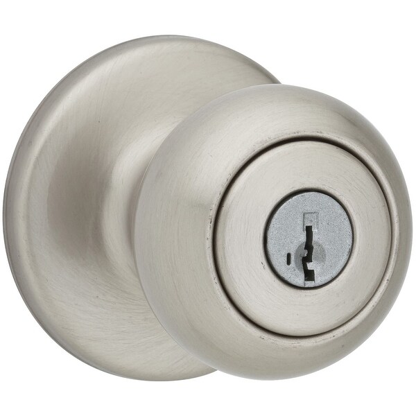Kwikset 400CV-S Cove Keyed Entry Door Knobset with SmartKey