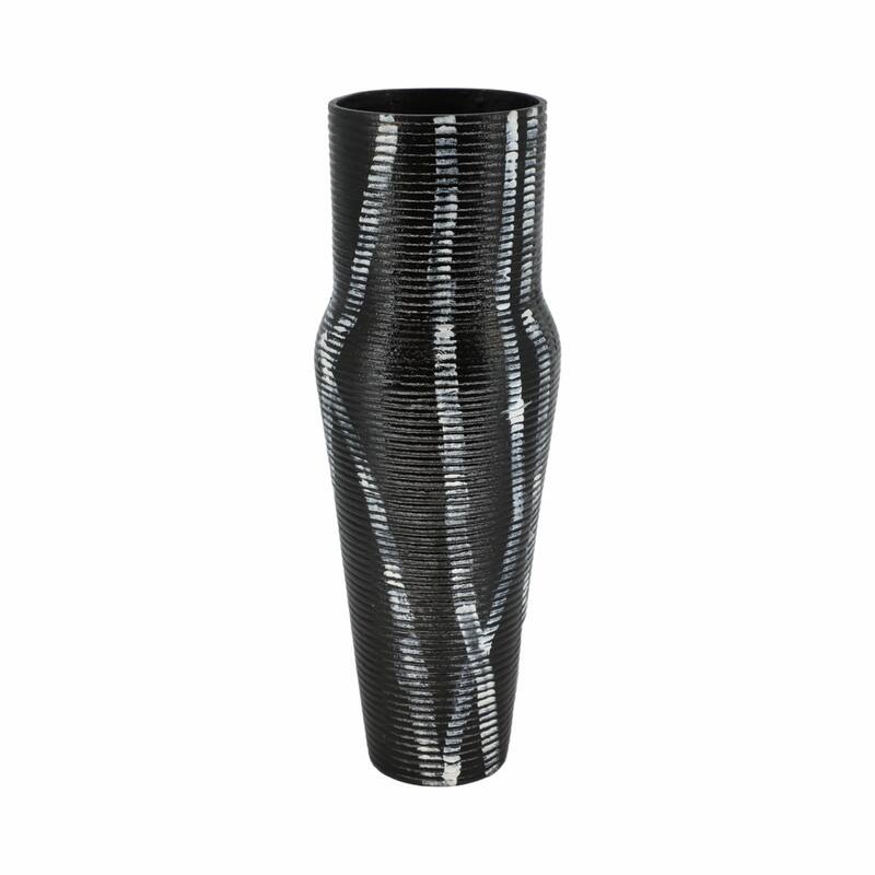 Aluminum Metal Balaz Asymmetrical Sculpted Vase