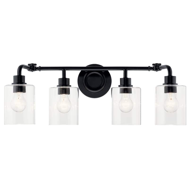 Kichler Lighting Gunnison 33.75 inch 4-Light Vanity Light Black