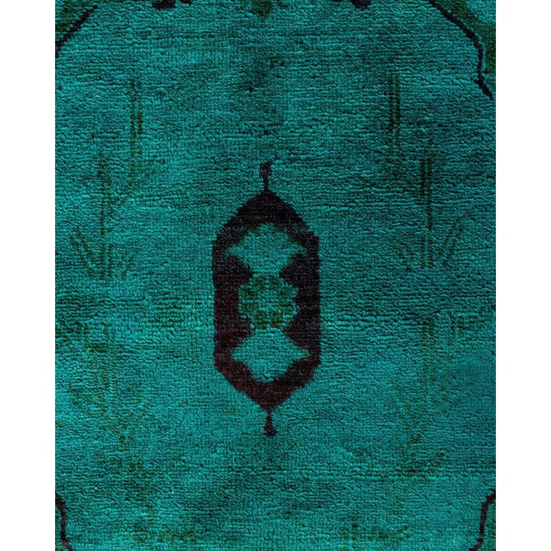 Vibrance One-of-a-Kind Handmade Area Rug - Blue, 6' 1" x 8' 9" - 6' 1" x 8' 9"