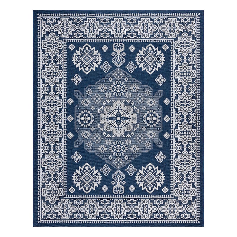 Gertmenian Ringley Luxury Thick Polypropylene Flatwoven Indoor/Outdoor Area Rug Collection