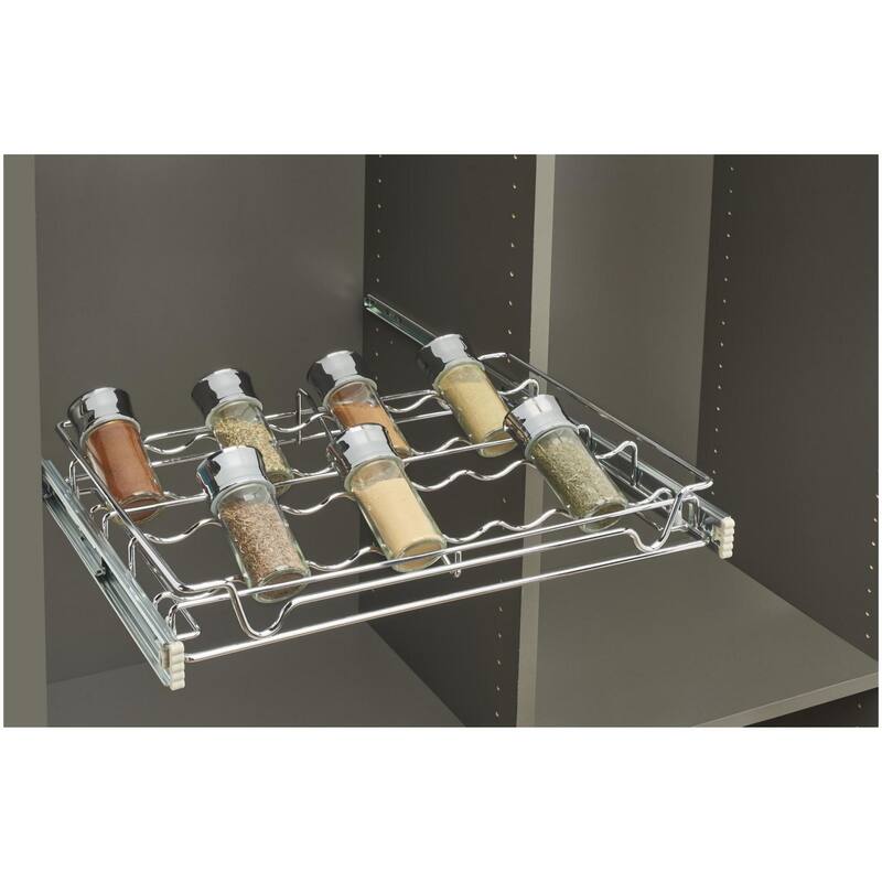 Rev-A-Shelf Sidelines 18 Inch Pull Out Spice/Can Rack