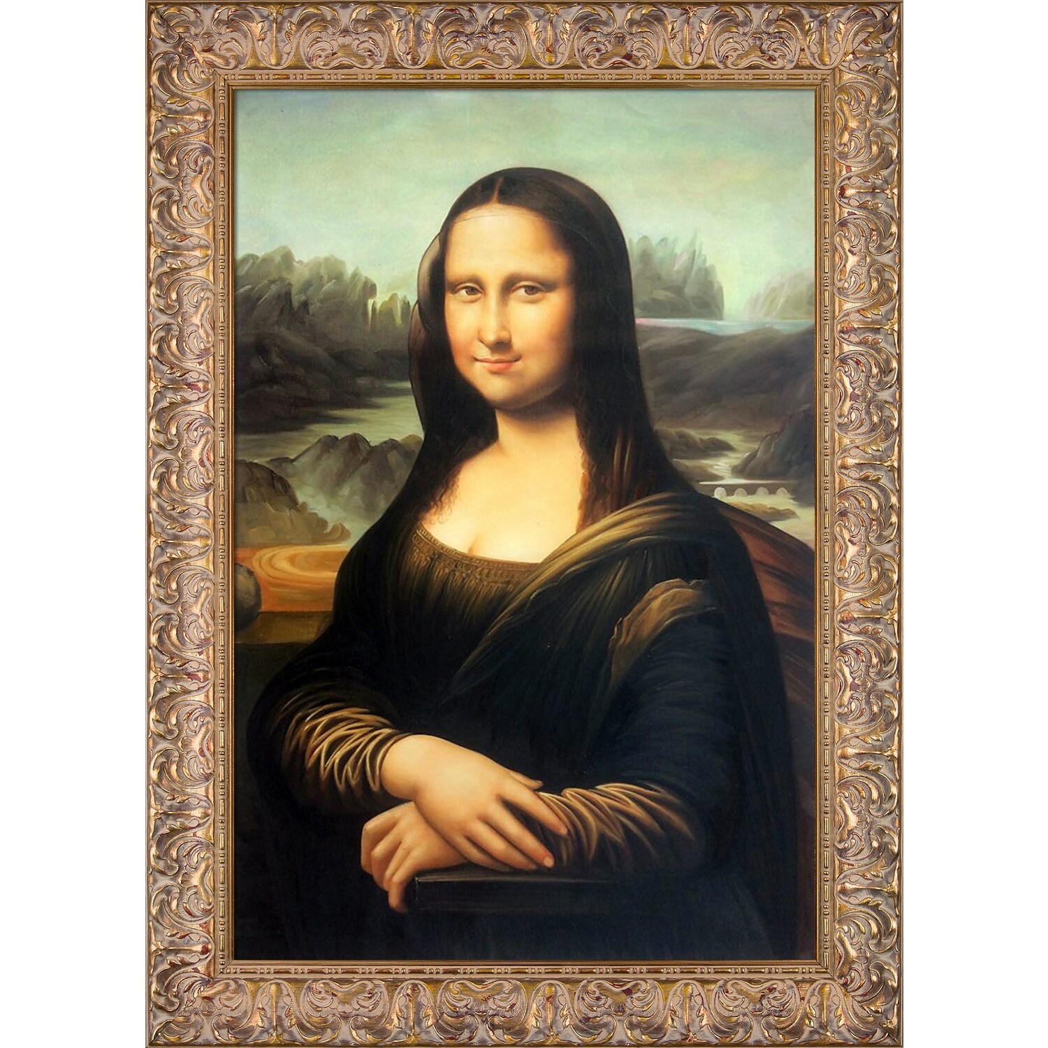 Shop Leonardo Da Vinci Mona Lisa Hand Painted Oil Reproduction