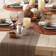 preview thumbnail 68 of 73, DII Variegated Taupe Fringe Table Runner 13x72