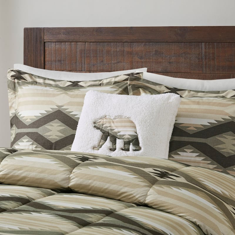 Woolrich Emmet Creek Down Alternative Comforter Set with Throw Pillow
