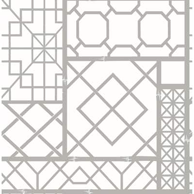 NextWall Garden Trellis Peel and Stick Wallpaper