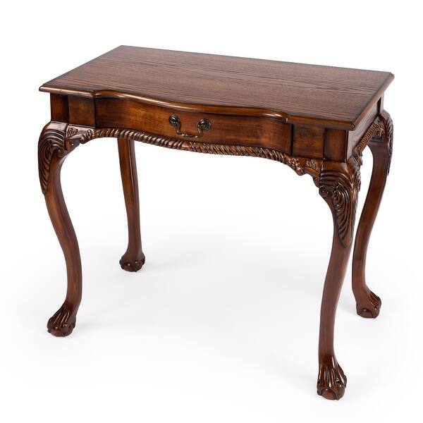 Handmade Oak Finish Writing Desk Overstock 7730835