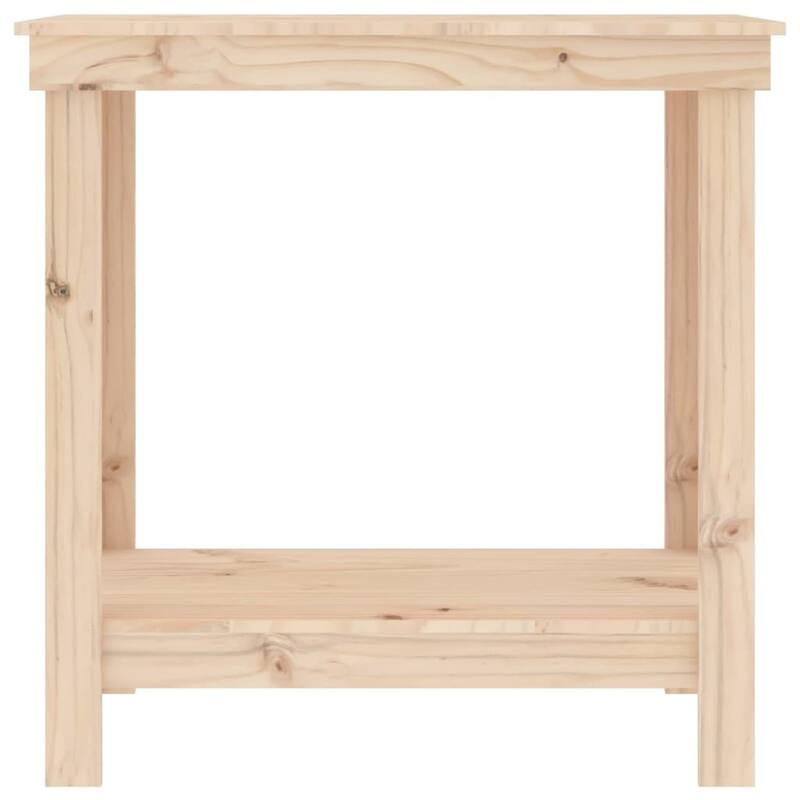 vidaXL Work Bench Solid Wood Pine