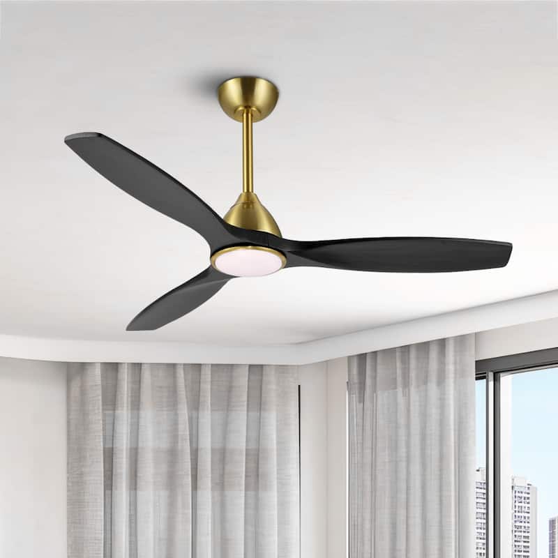 MLiAN 52 inch 3 ABS Blades Smart LED Ceiling Fan with Remote