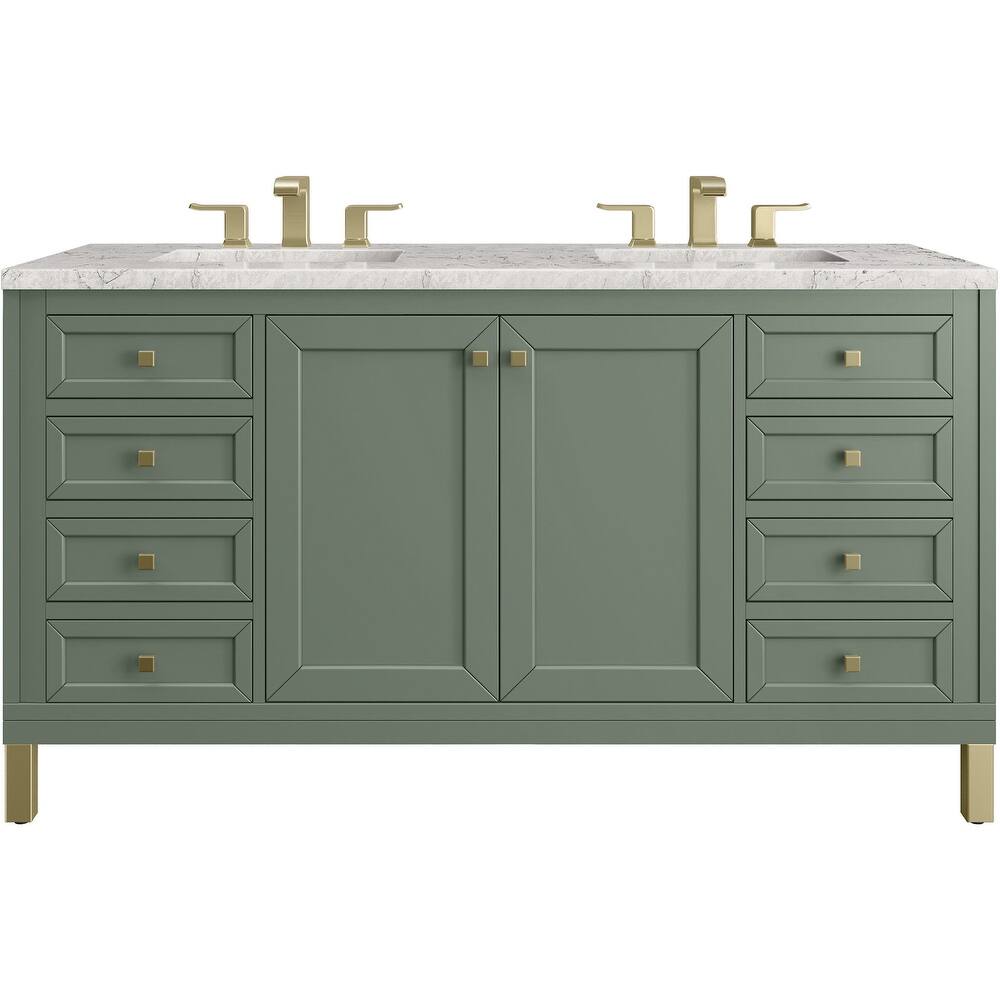 James Martin Vanities 503-V60D-FEJP Chicago 60" Free Standing Double