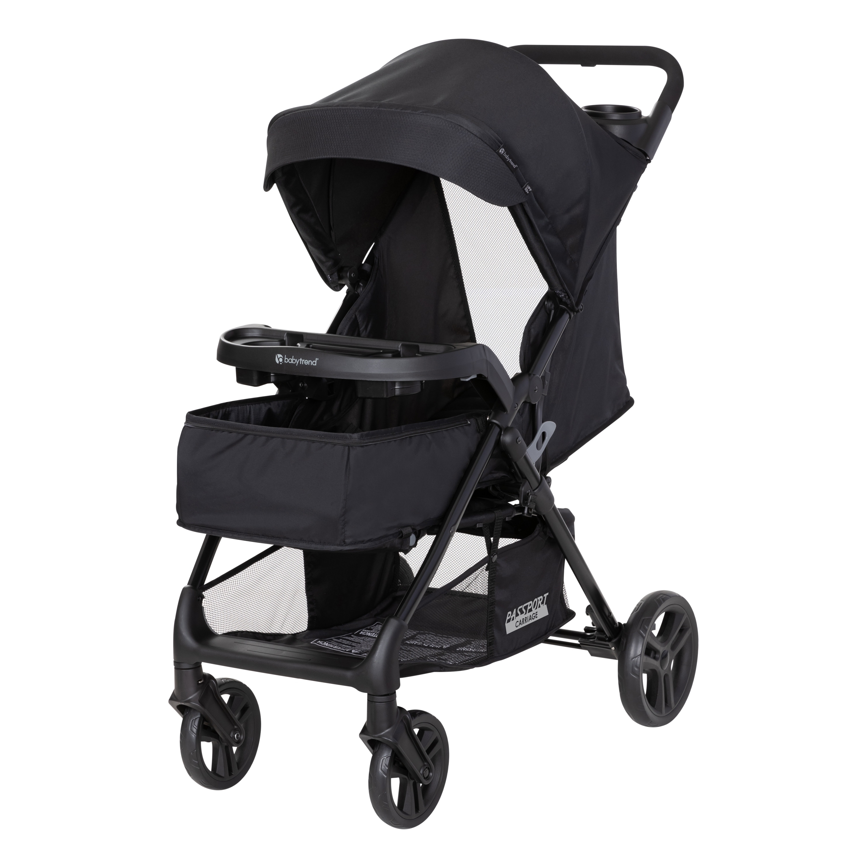 Baby Trend Passport Carriage Stroller, Ultra Black
