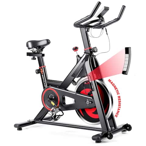 Stationary Exercise Magnetic Cycling Bike 30Lbs Flywheel Home Gym