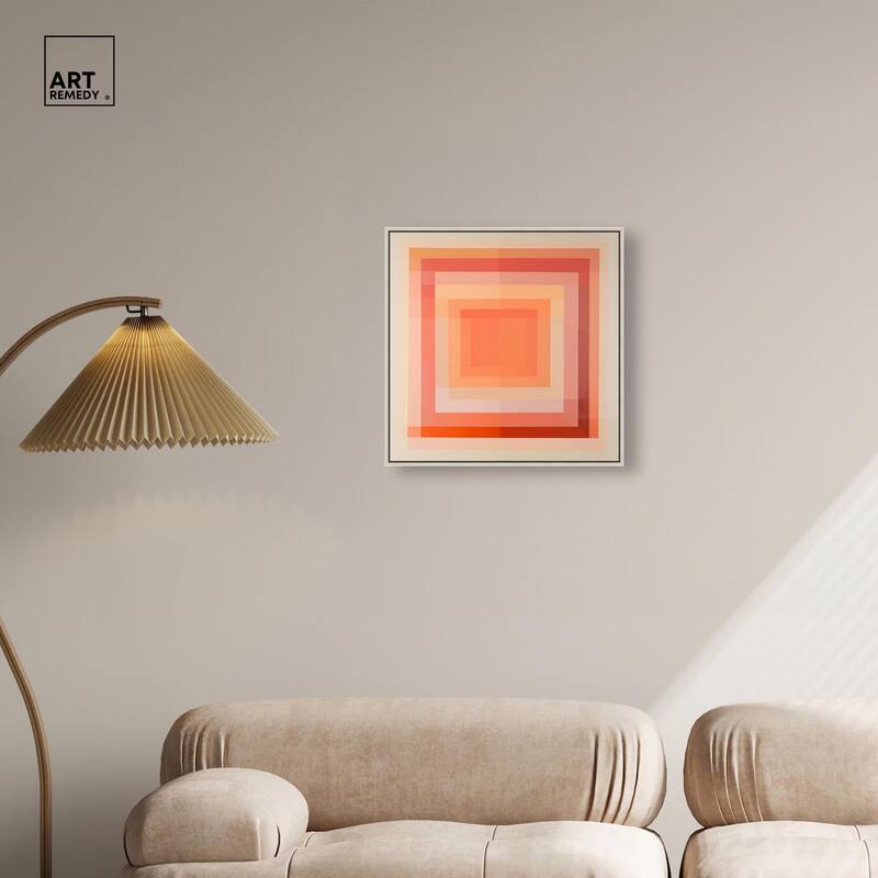Minimal Color Blocks III Canvas by Art Remedy