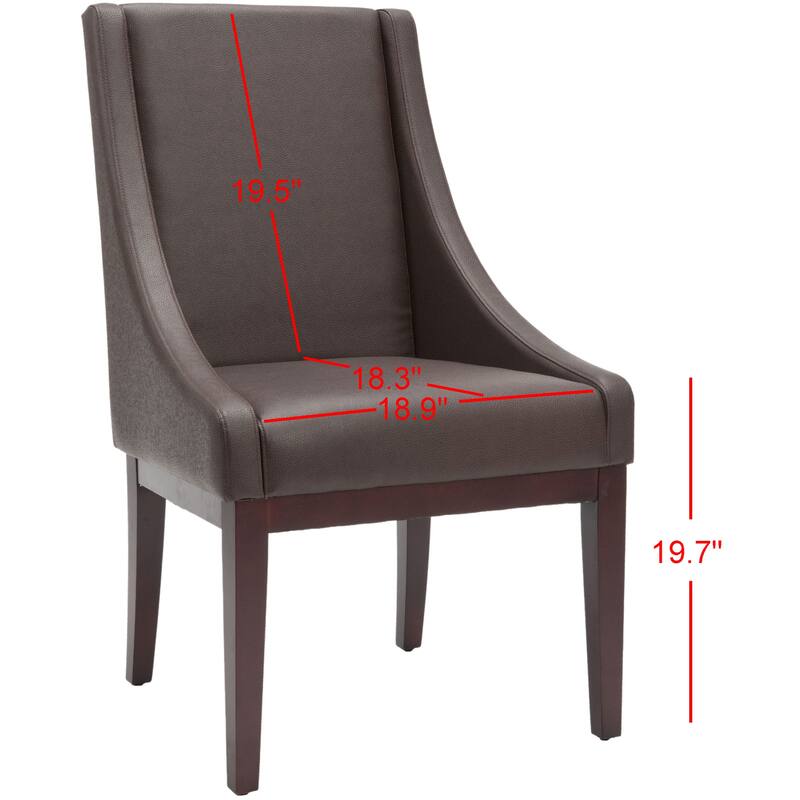 SAFAVIEH Latesha Cream Arm Chair - 23" x 26.2" x 39.2" - 23Wx26Dx39H