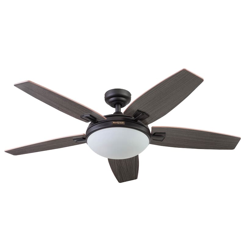 48" Honeywell Carmel Ceiling Fan with Integrated Light and Remote