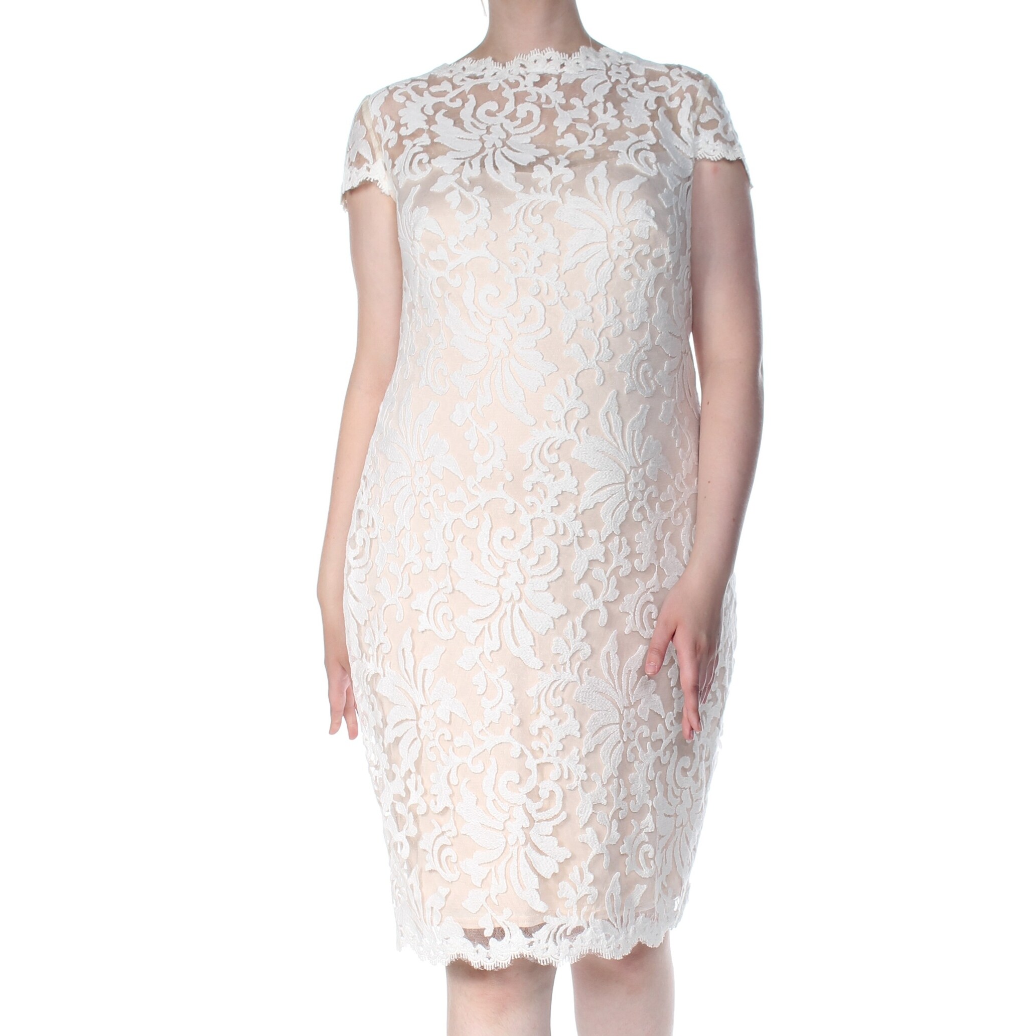white lace dress size 16