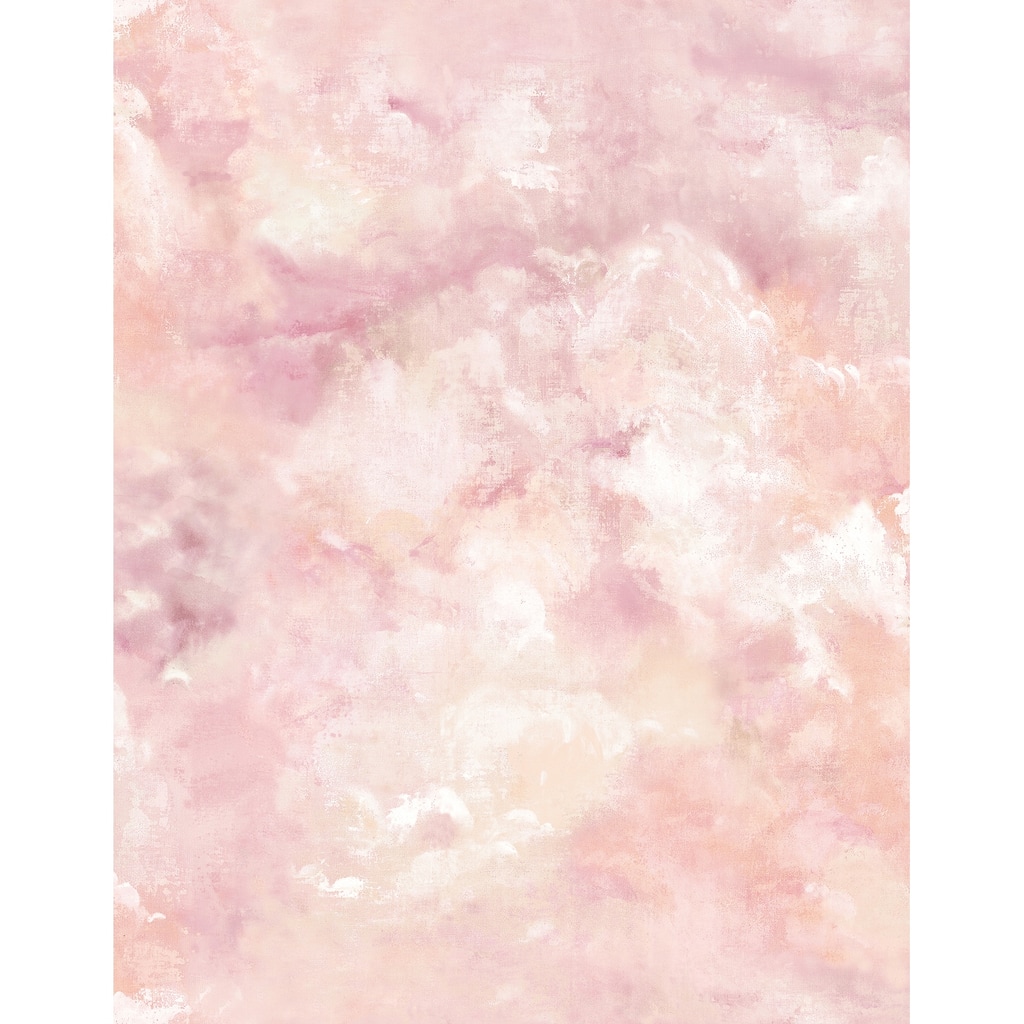 A-Street Prints Aria Pink Abstract Wallpaper