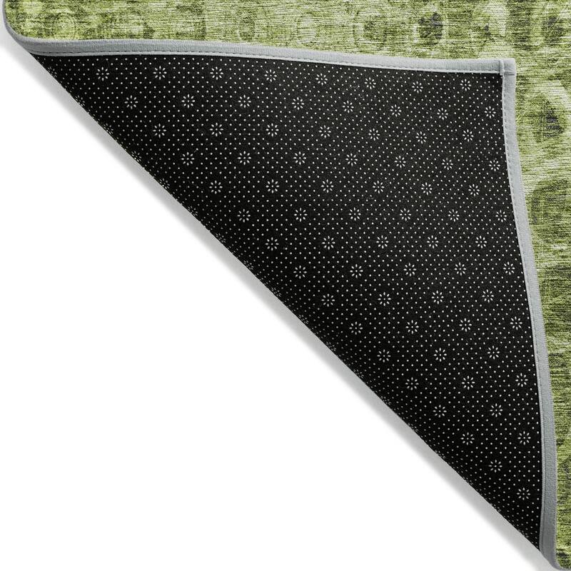 Machine Washable Indoor/ Outdoor Chantille Abstract Modern Rug