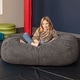 preview thumbnail 22 of 62, Jaxx 4' Lounger Bean Bag Chair