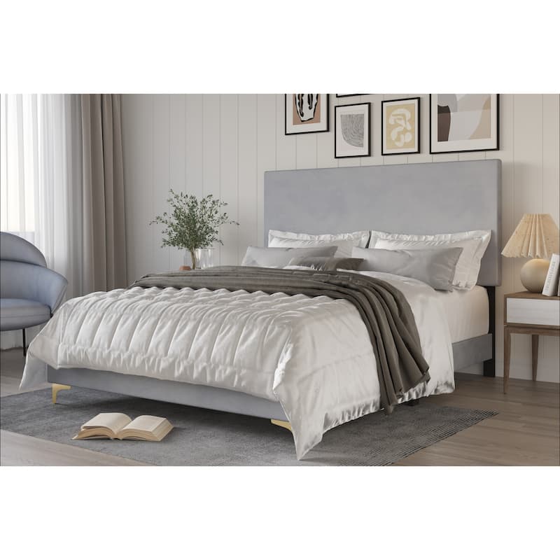 Andes Upholstered Panel Bed
