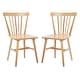 preview thumbnail 49 of 67, SAFAVIEH Winona Spindle Farmhouse Dining Chairs (Set of 2) - 20.1" x 20.3" x 32.8"