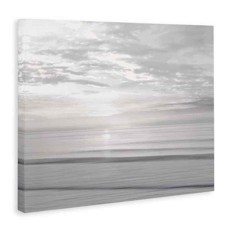 Stupell Soft Serene Beach Reflection Canvas Wall Art Design By Maggie Olsen