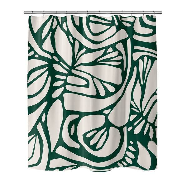 BUDDING GREEN Shower Curtain By Kavka Designs Bed Bath & Beyond