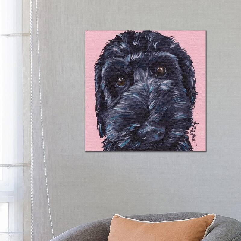 iCanvas "Labradoodle Dog II" by Hippie Hound Studios Canvas Print - 26x26x1.5
