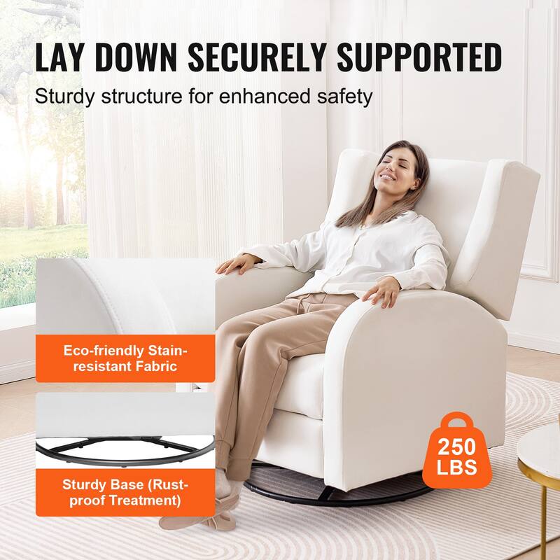 Electronic Power Recliner and Swivel Glider for Living Room, Bedroom