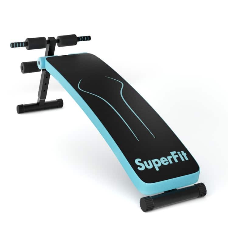 Folding Weight Bench Adjustable Sit-up Board Workout Slant Bench - 52"-55" x 20.5" x 19"-23.5" (L x W x H)