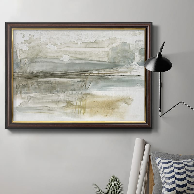 Stark Neutral Landscape I Premium Framed Canvas- Ready to Hang