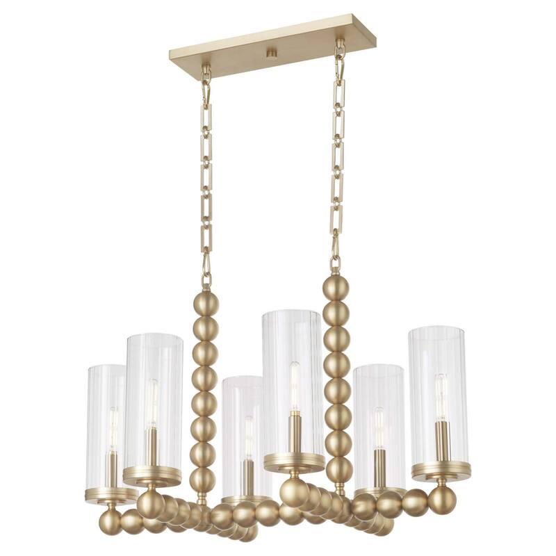 Quorum International 665-6 Lee Boulevard 6 Light 30" Wide Linear