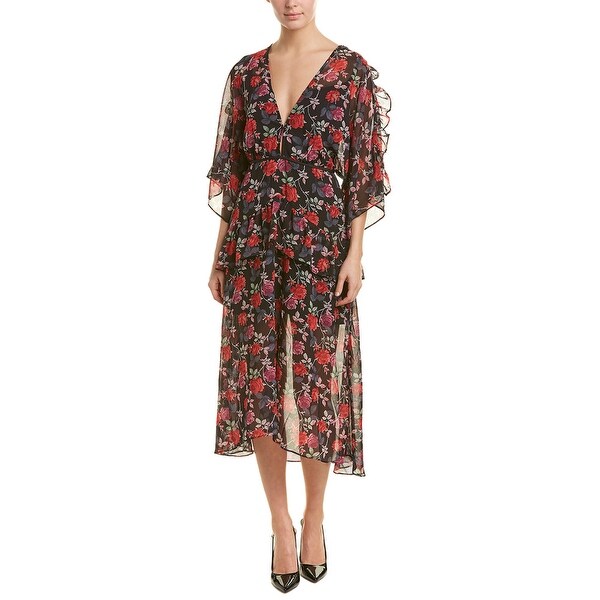 midi dress kimono sleeve