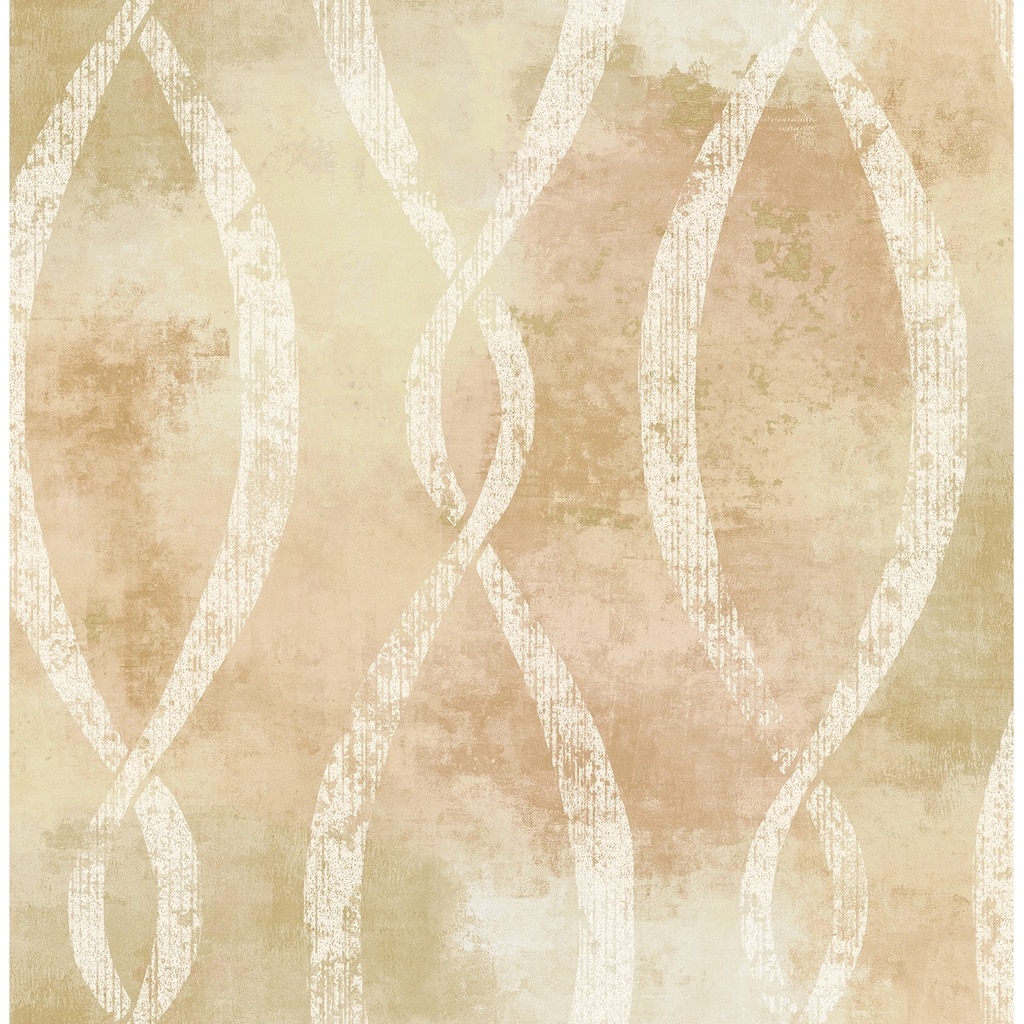 Seabrook Designs Guggenheim Ogee Unpasted Wallpaper