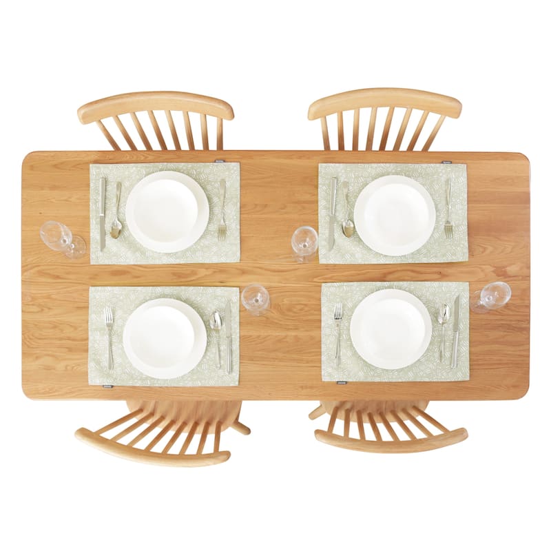 Deconovo Double-Faced Oxford Water Resistant Placemats (4-Pack)