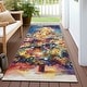 preview thumbnail 11 of 16, Machine Washable Indoor/ Outdoor Abstract Christmas Tree Chantille Rug