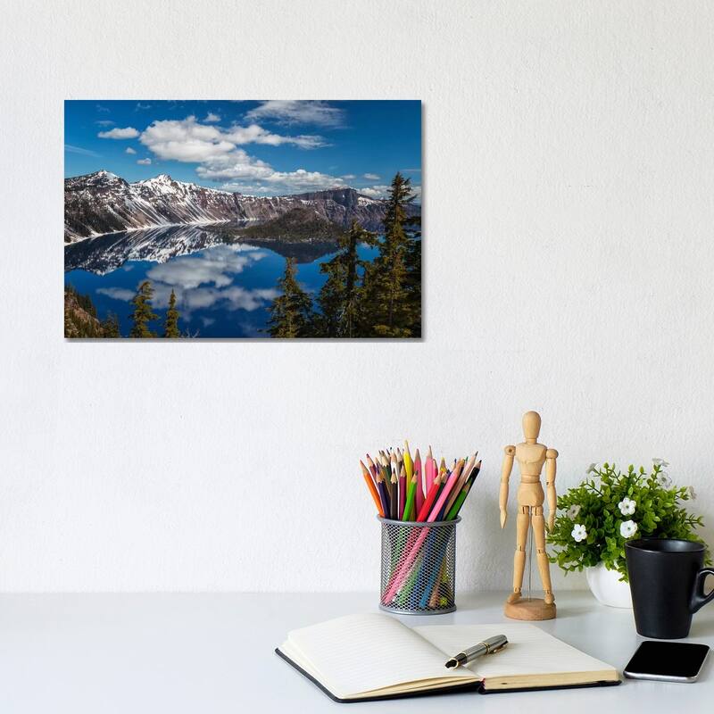 iCanvas "Crater Lake" by Sergio Lanza Canvas Print - 8x12x0.75