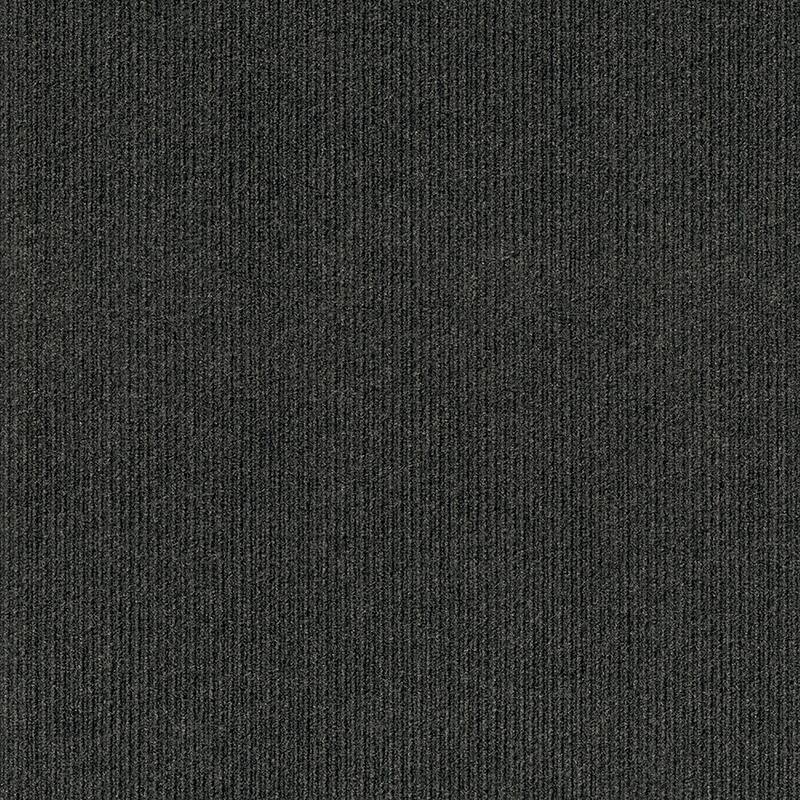 Foss Floors Edge 24"x24" Peel and Stick Indoor/Outdoor Carpet Tiles 15/Box - Black Ice - 24" x 24"
