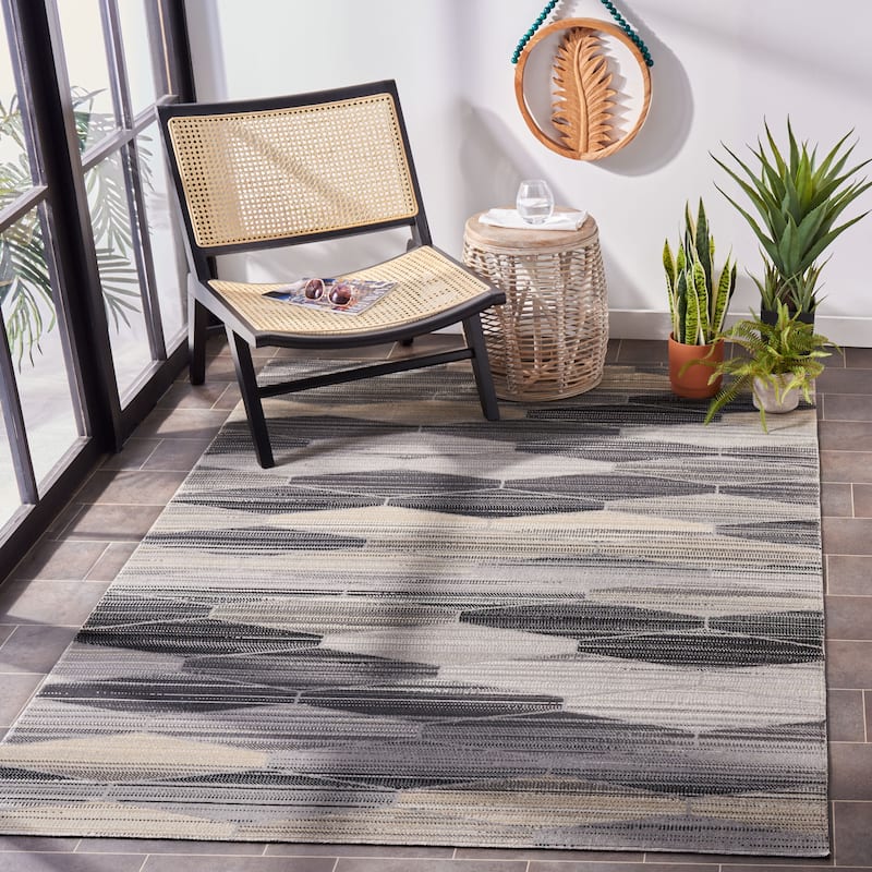 SAFAVIEH Montage Sunija Indoor/ Outdoor Waterproof Patio Backyard Rug