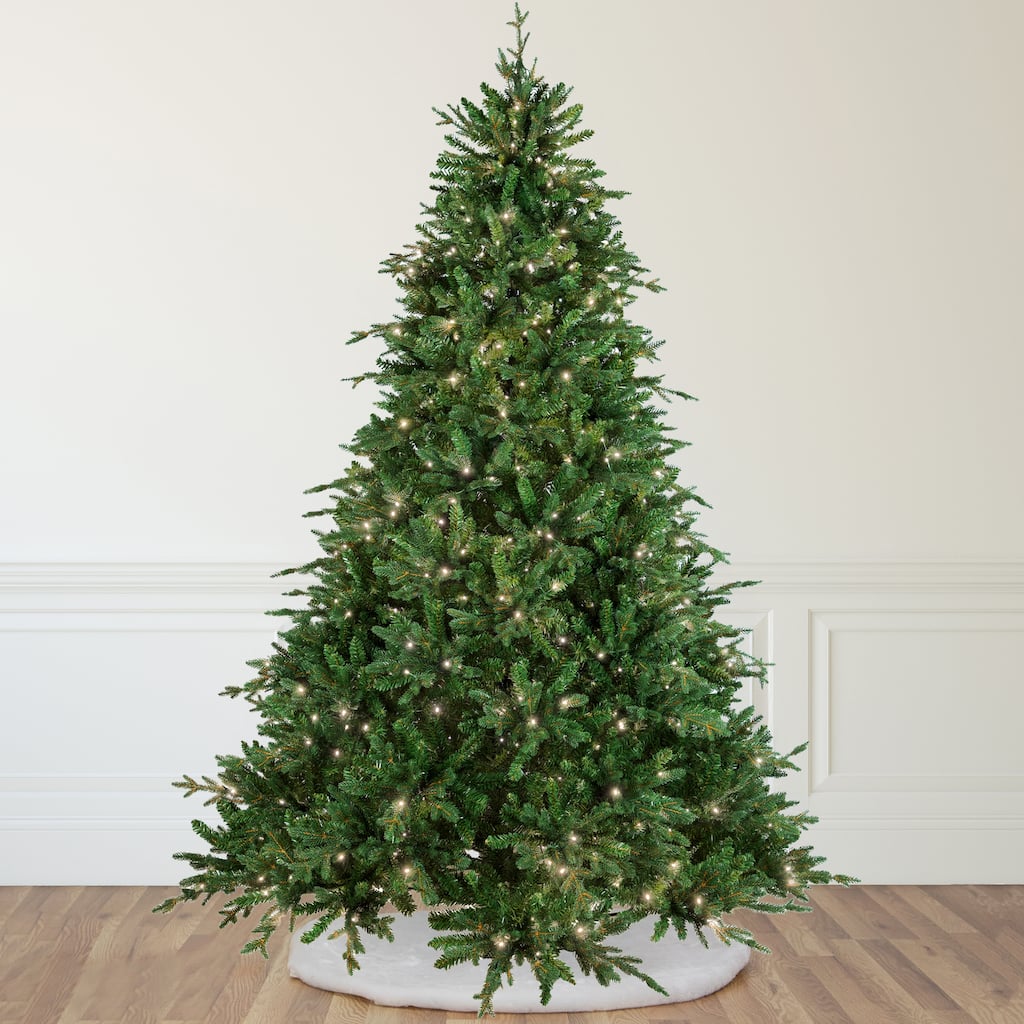 Real Touch™ Pre-Lit Cumberland Pine Artificial Christmas Tree - 12' Warm White LED - over-10-feet