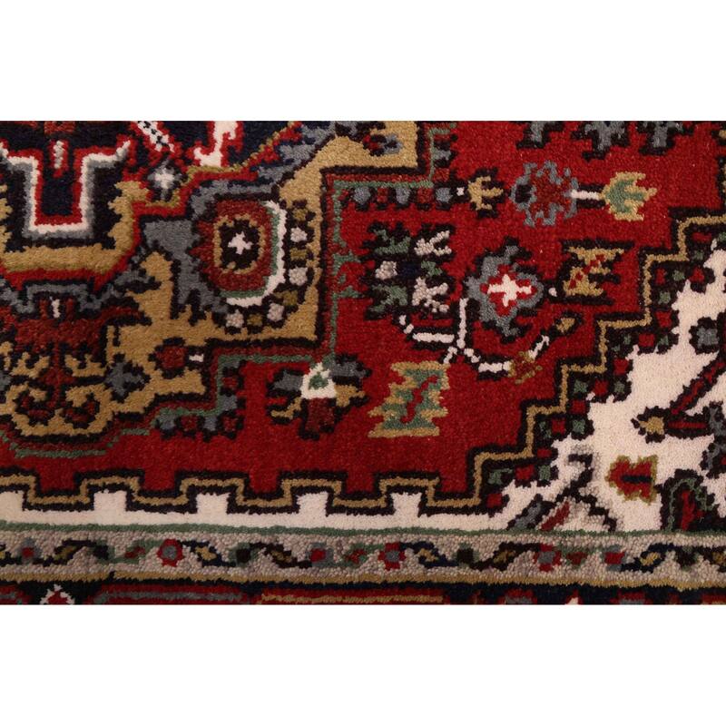 ECARPETGALLERY Hand-knotted Serapi Heritage Red Wool Rug - 3'11 x 5'11