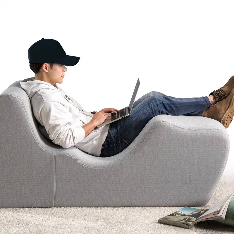 Priage by ZINUS Zero Gravity Herringbone Foam Chaise Lounger