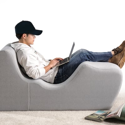 Priage by ZINUS Zero Gravity Herringbone Foam Chaise Lounger